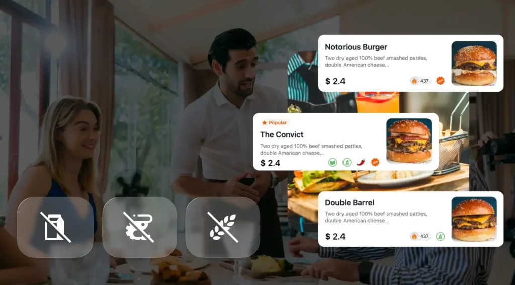 Allergen, Calories, and nutrition