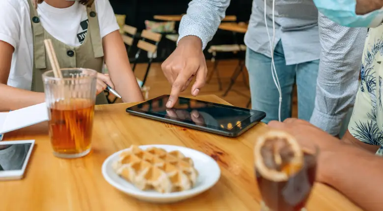 Well designed QR menu for hotels