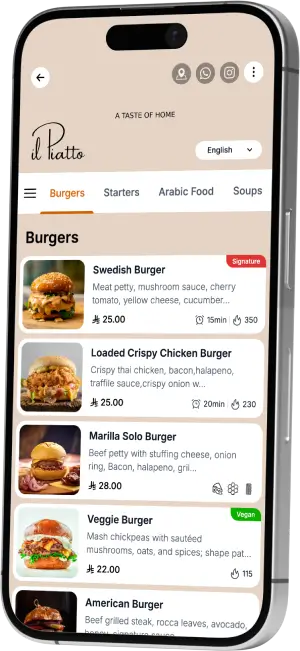 Mobile with QR Code Menu by TableQR