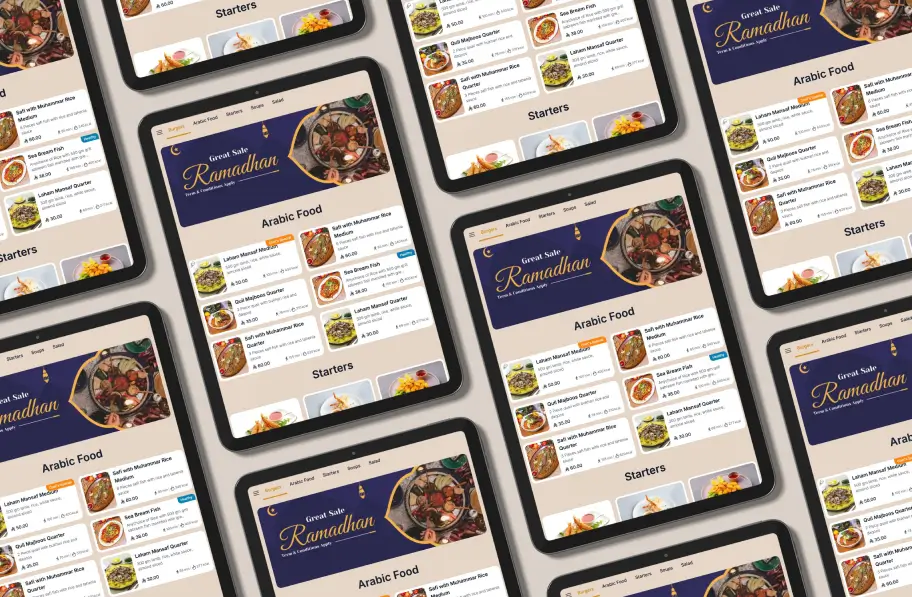 Saudi Ramadan QR Code Menus for Restaurants | Iftar, Ghabga, Suhoor
